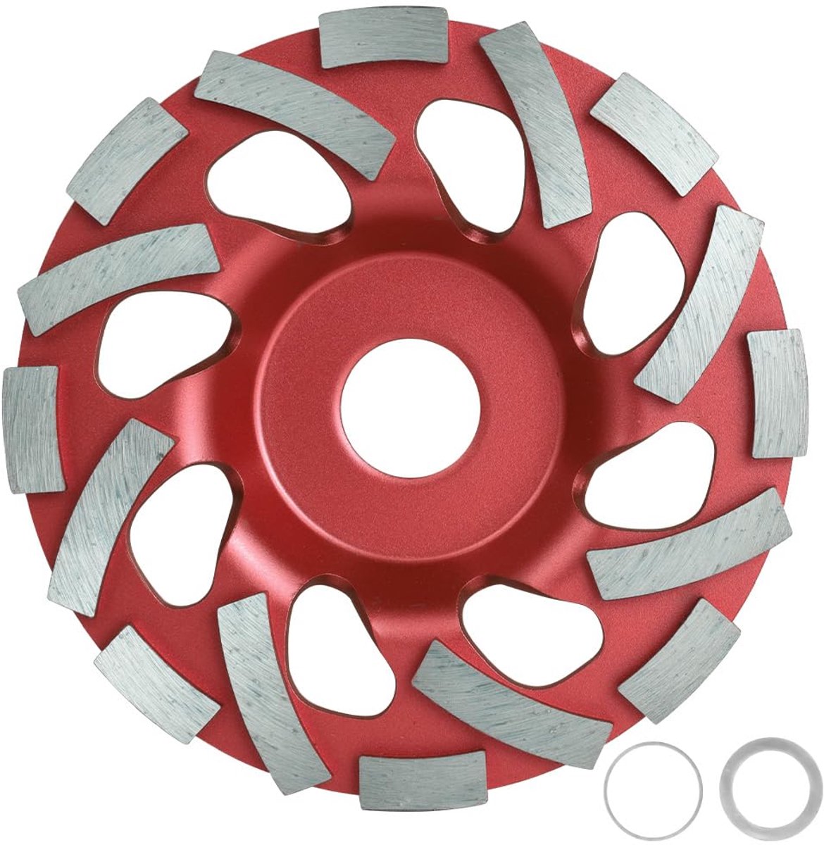 Diamant slijpschijf 125mm - Turbo, 22.2mm boring - Voor graniet en beton - Professionele hoekslijper - SnelShoppen