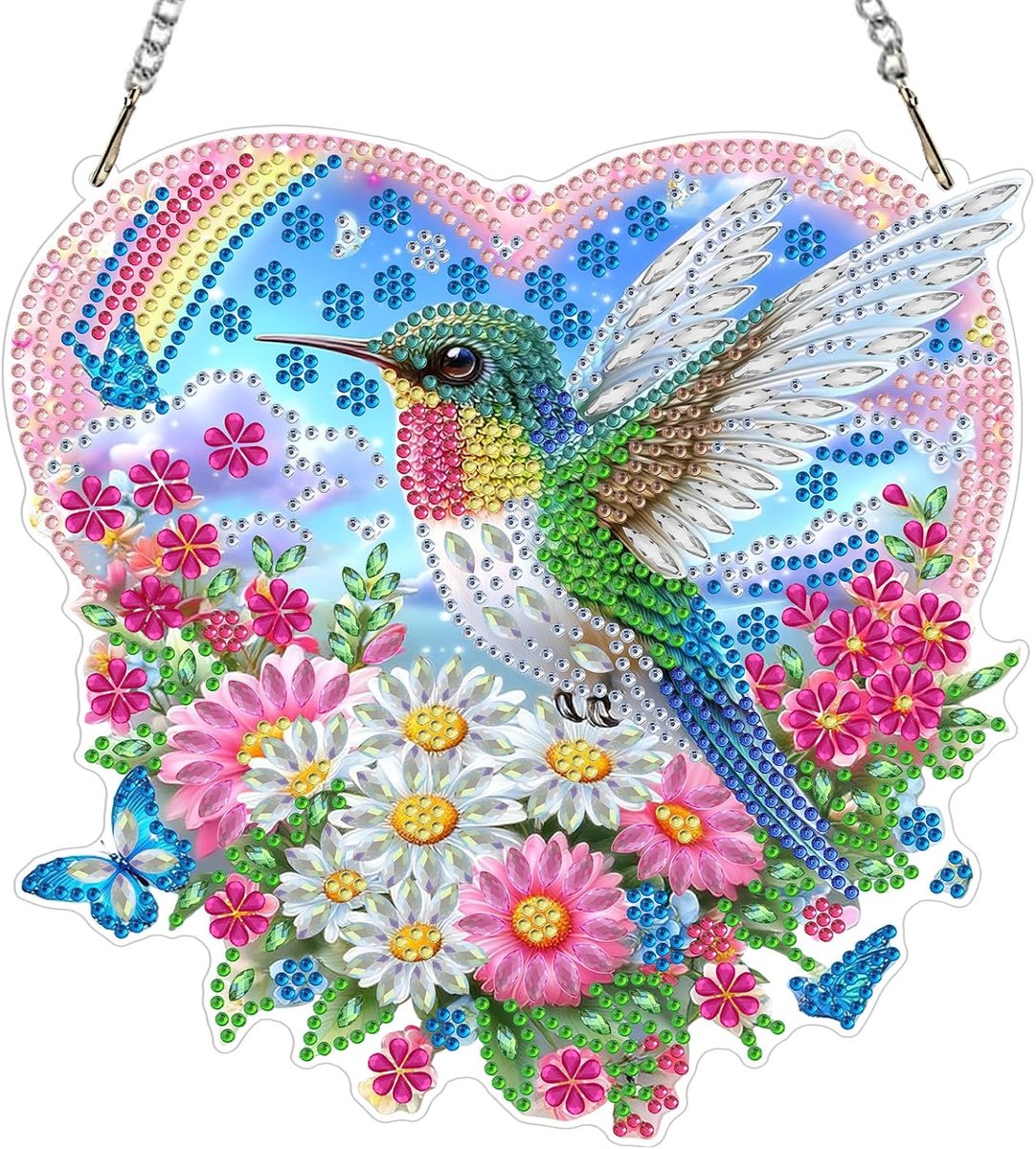 Diamant schilderen hanger - acryl dubbelzijdig - elegant design - perfect voor creatief gebruik - SnelShoppen