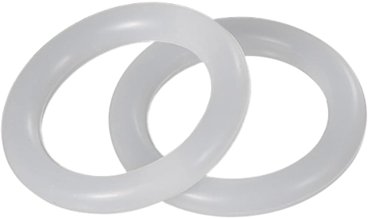O-afdichtingen 35 x 45 x 5 mm - witte siliconen - temperatuurweerstand - ideaal voor afdichting - ShopVlot