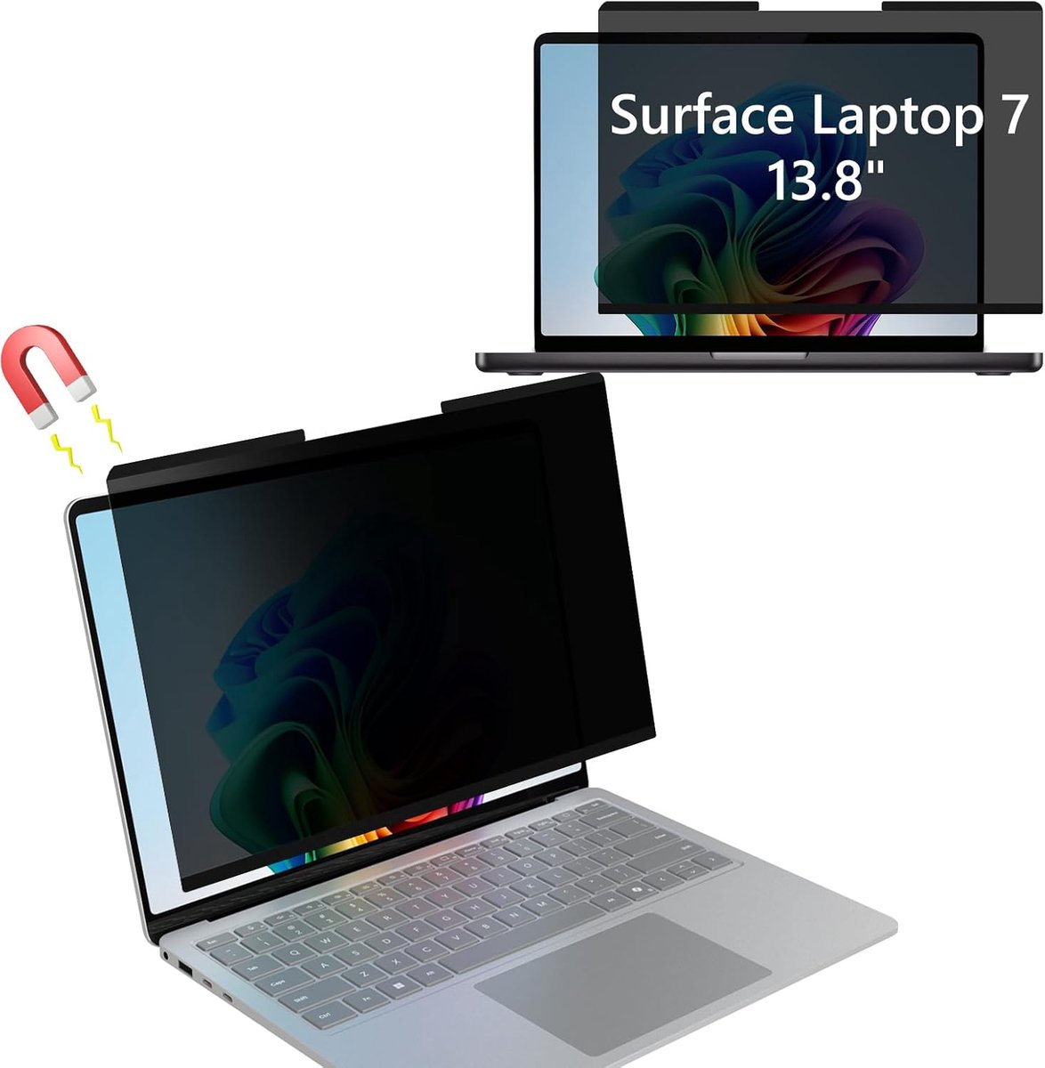 Privacy Screen Film 13.8 Inch - Magnetisch Anti-Blauw Licht - Verwijderbare Privacy Filter - ShopVlot