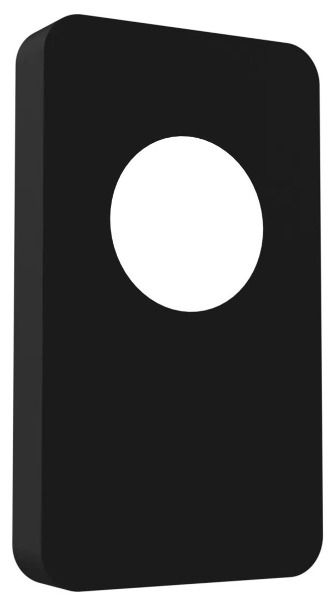 Nysit Cover wandlamp van Fantasia, zwart staal, 1 lichtpunt, lichtbron niet inbegrepen, Premium collectie