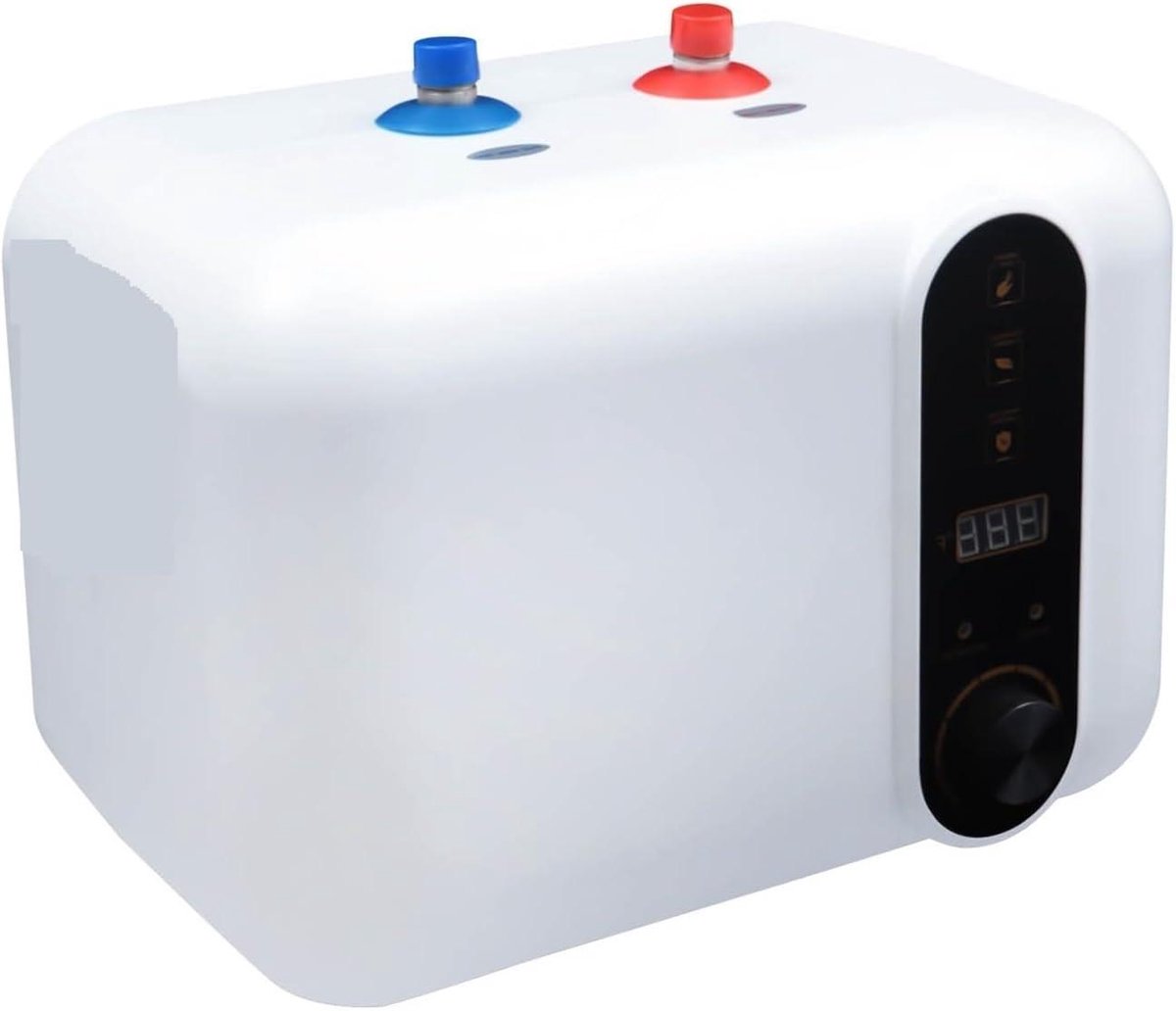 Elektrische Boiler - Warmwaterketel Keuken - Direct Warm Water - Roestvrijstalen Binnenketel - 10 Liter - Wit