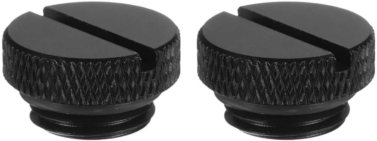 2 stuks schroefdraadadapter aluminiumlegering, 10 x 18 mm statiefadapter voor camera, microfoonstandaard, lampstatief, monitor, zwart