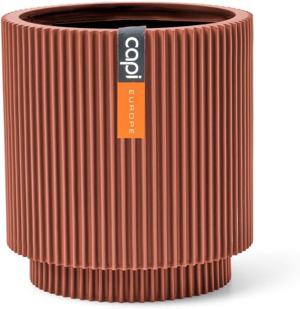 Vaas cilindervorm 11x12 - Merlot rood - Stijlvolle binnenbloempot - Perfect voor decoratie - SnelShoppen