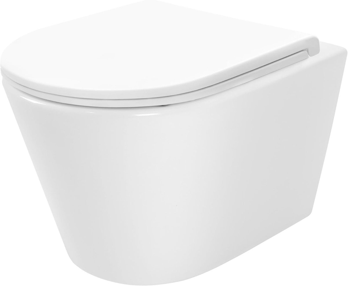- Hangende Toilet Tito Tornado Nfq, Wit, Keramiek 35,5x36x49,5 cm