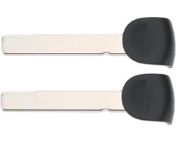 Store 2 Stks Afstandsbediening Sleutel Blanco Blades HU162T Ongesneden Emegency Key Blade Compatibel met Porsche Taycan Compatibel met Cayenne 911