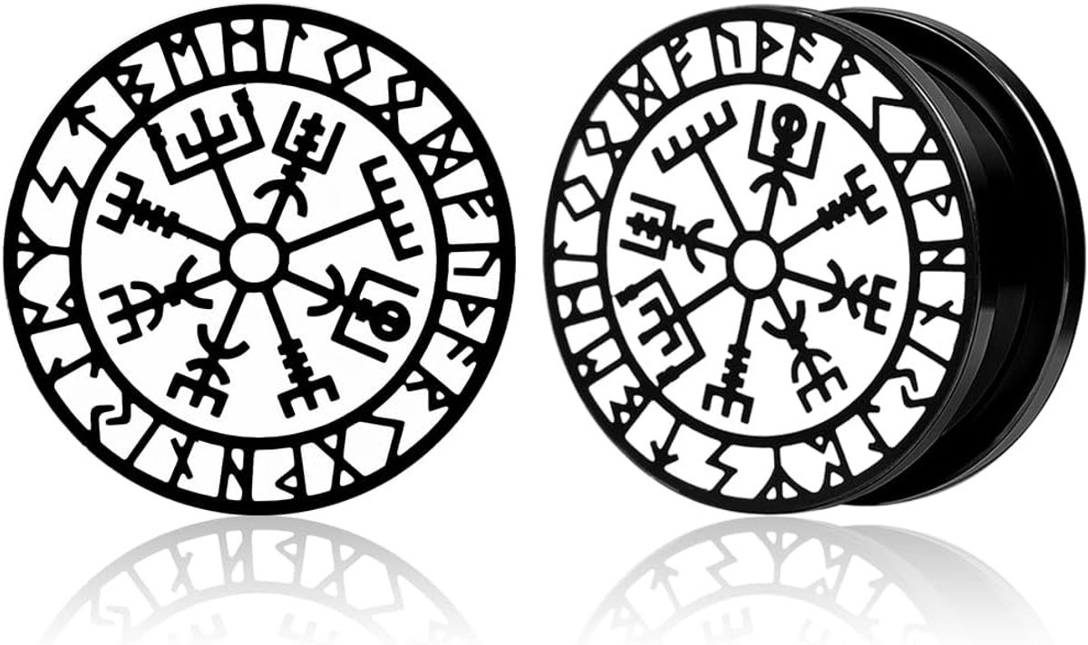 Tunnels Oor Plug Tunnels 1 Paar Oor Gauge Brancards Rvs Expander Brancard Punk Oren Piercing Sieraden 8-16mm