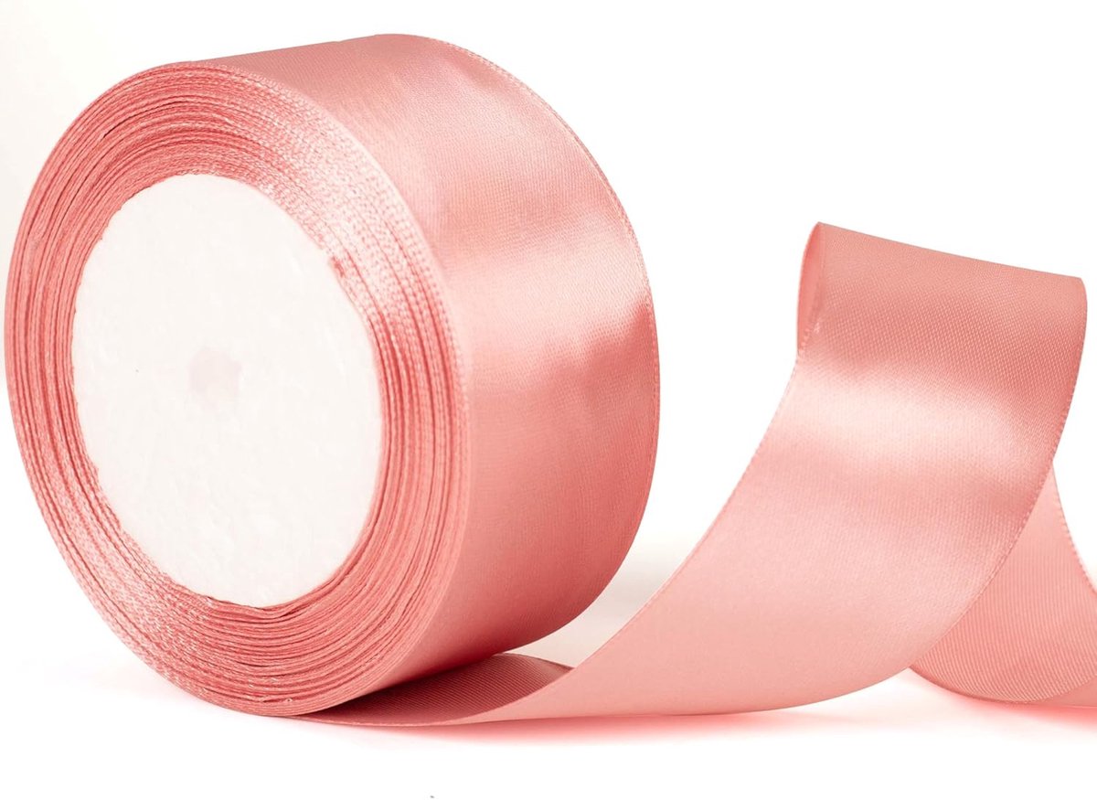 40 mm breed donkerroze lint, donkerroze lint voor trouwauto's, geschikt voor geschenkverpakkingen, haaraccessoires, boeketdecoratie, decoratie voor trouwauto's, taartcadeauverpakkingen