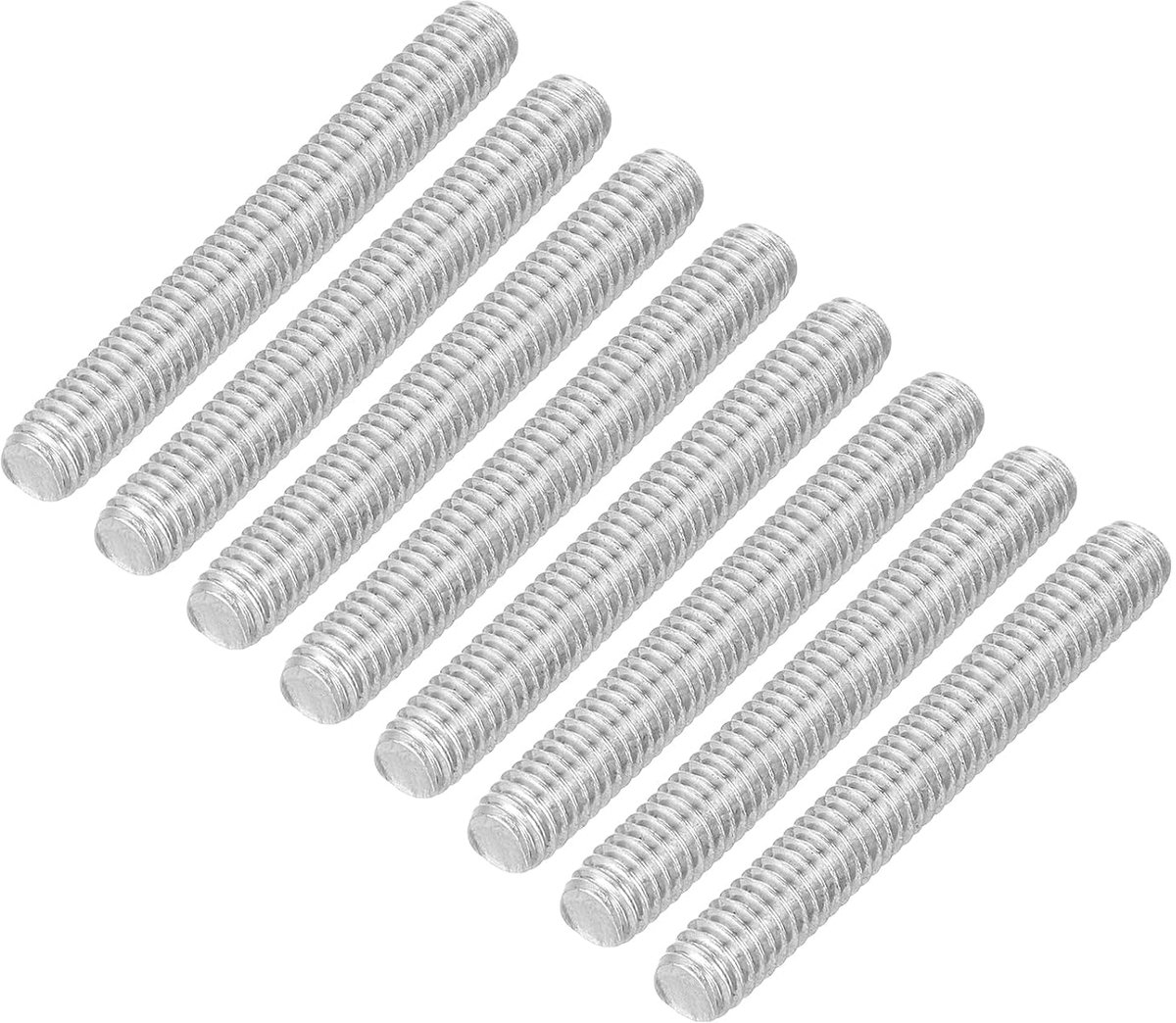 16 stuks volledige schroefdraadstangen, M4 x 30 mm roestvrij staal 304 klinknagels stang rechtse schroefdraad M4-0.7 voor montage van meubels en machines