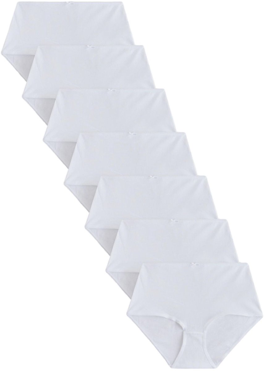 Next - Dames - Midi-slip van 100% katoen - Wit