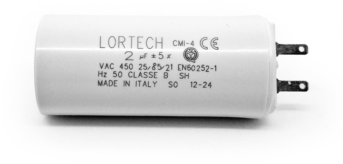 Capacitor 2 μF voor rolluiken - 6 Nm - Ø 25 mm x 55 mm - Betrouwbare prestaties - ShopVlot