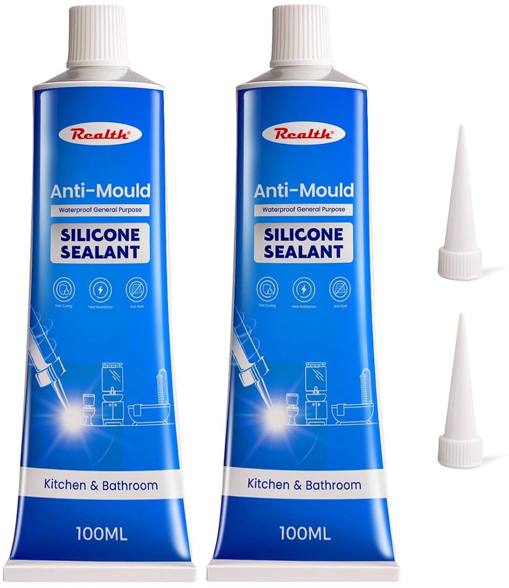 Siliconenkit 200 ml - Transparant - Waterproof en veelzijdig - Ideaal voor badkamer en keuken - ShopVlot