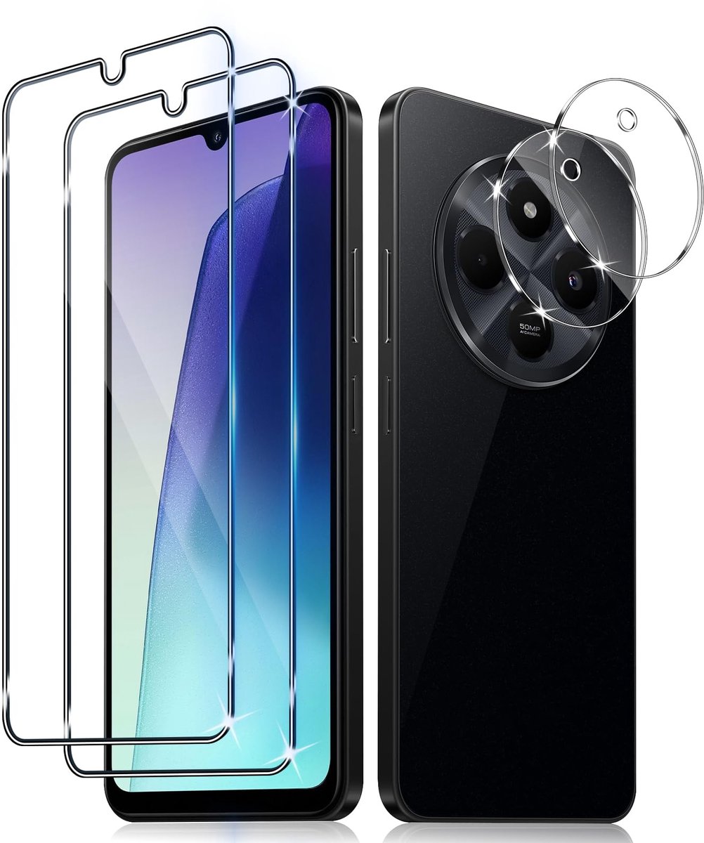 Screen Protector en 2 stuks Camera Lens Beschermer - voor 14C - krasbestendig - optimaal beschermend - ShopVlot