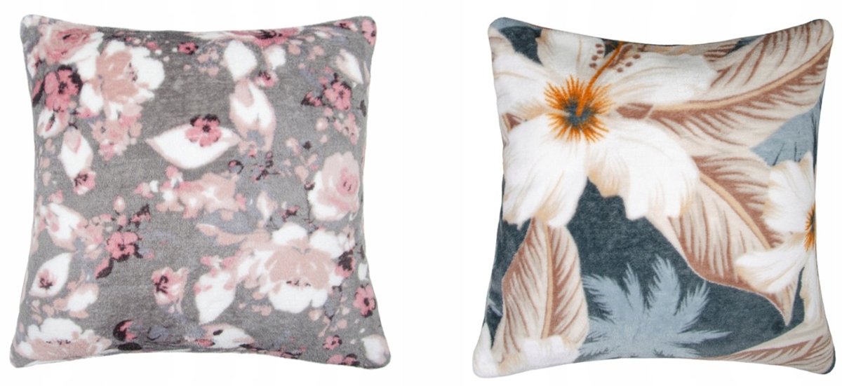 Zachte Deken Groen 150x200cm met Beige Bloemenprint
