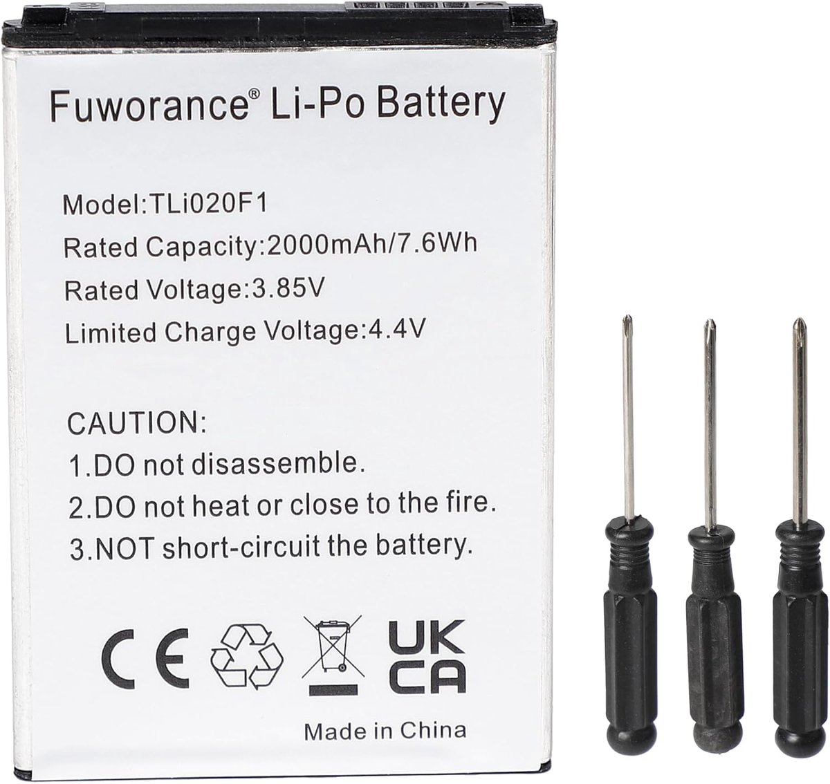 Mobiel batterij 2000mAh - 3.85V - hoge capaciteit - verlengde gebruiksduur - ShopVlot