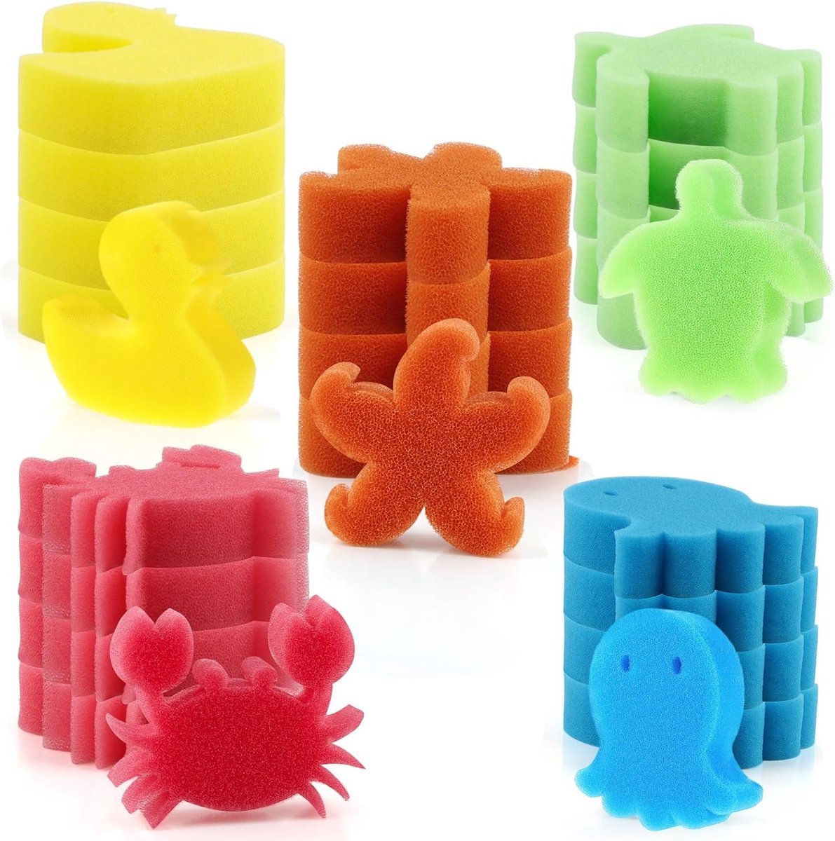 Oil absorbe sponges 20pcs - absorberende foam spons - voor zwembad en spa - effectief olie verwijderen - ShopVlot