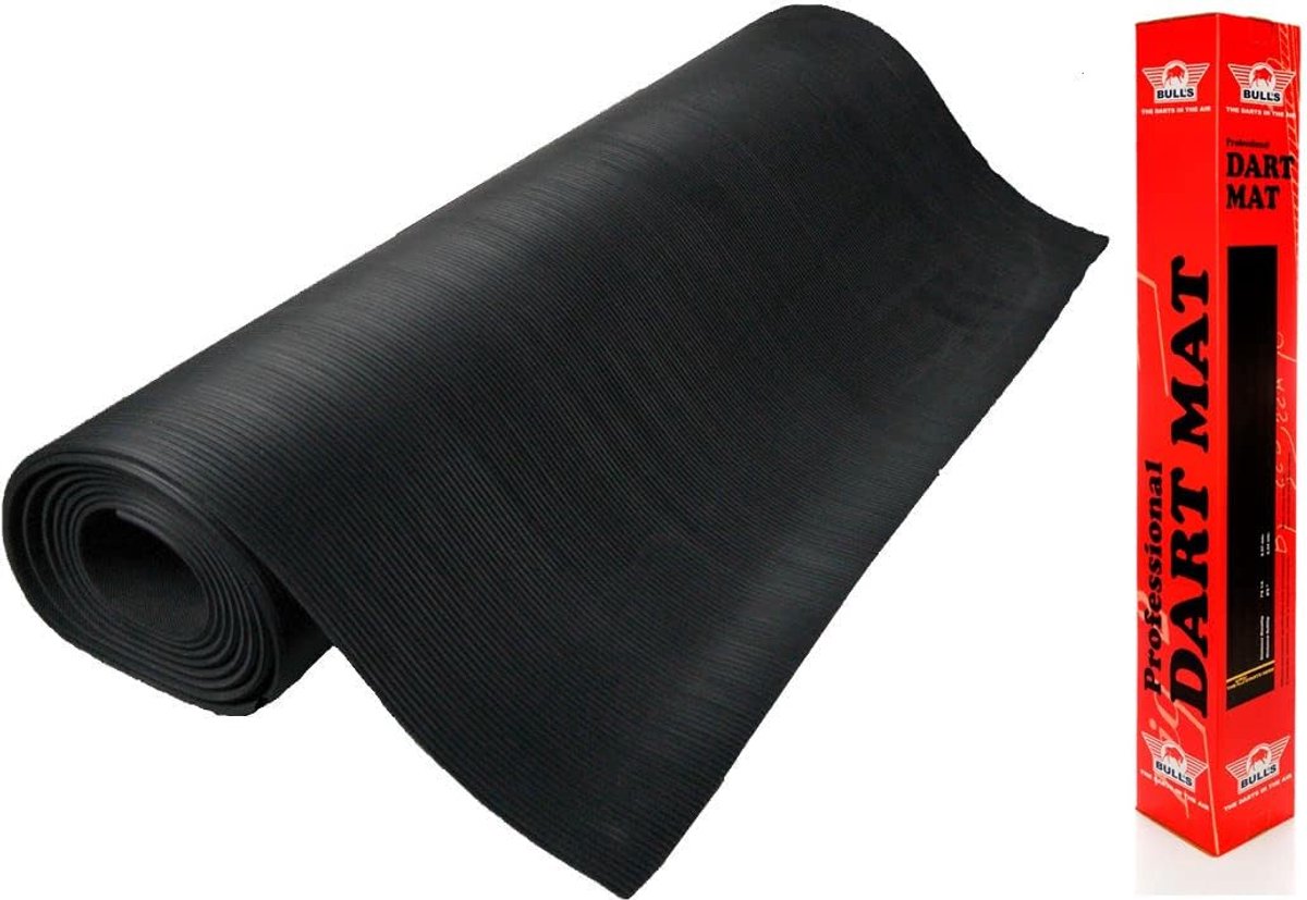 Rubberen dartmat 300x90 cm - duurzaam materiaal - bescherming voor vloer - ideaal voor dartsport - ShopVlot