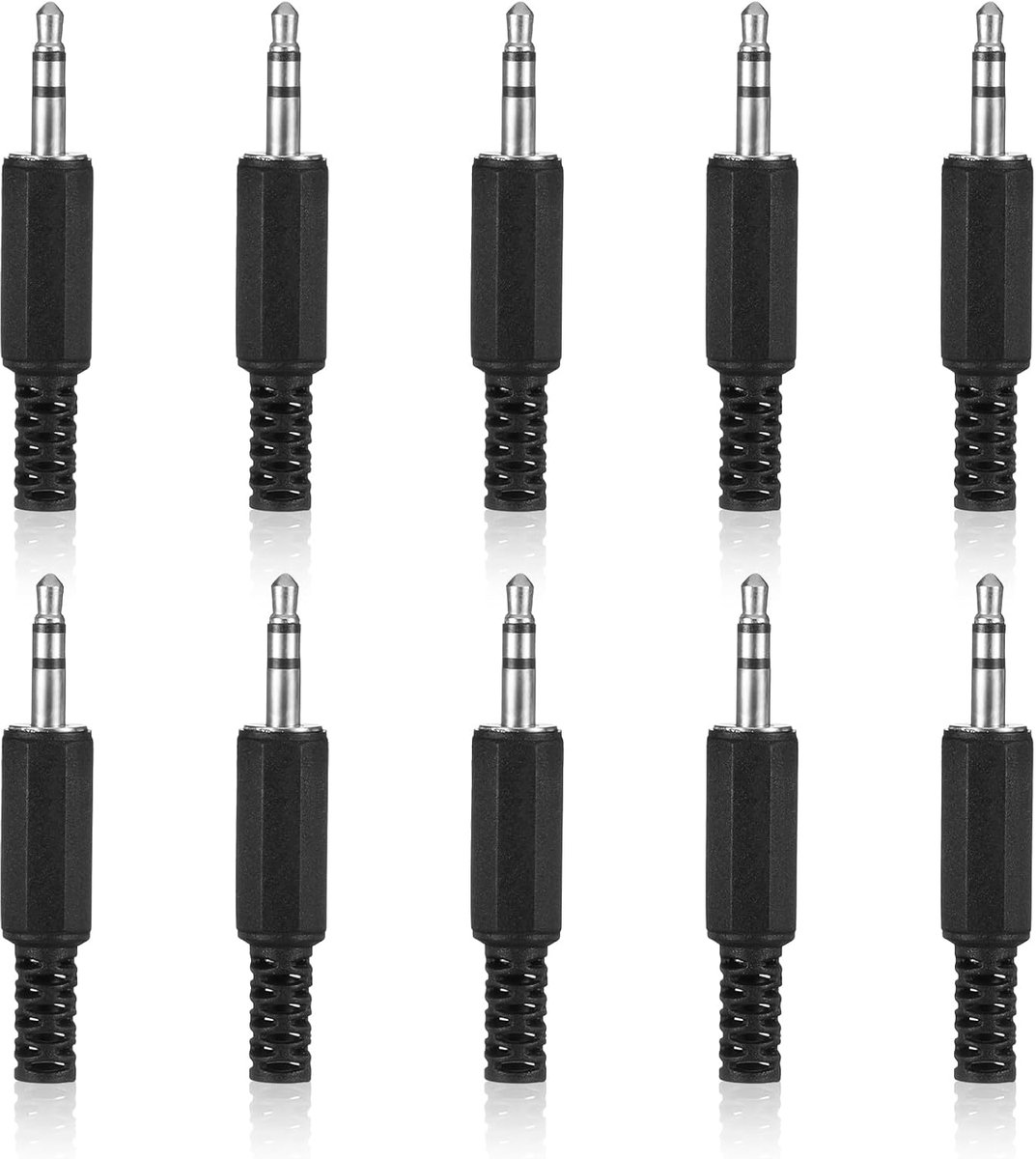 3.5 mm 4 Polige Soldeerplug - Mono en Stereo - 10 Stuks - Voor Reparatie Audio Kabels - ShopVlot
