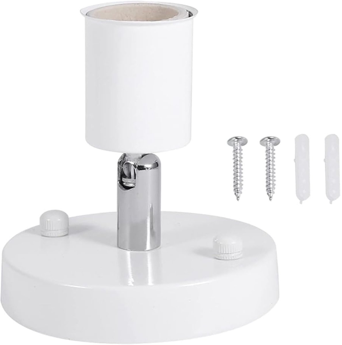 E27 lampfitting 180° draaibaar - modern keramiek - wand- en plafondlamp - eenvoudig te installeren - ShopVlot