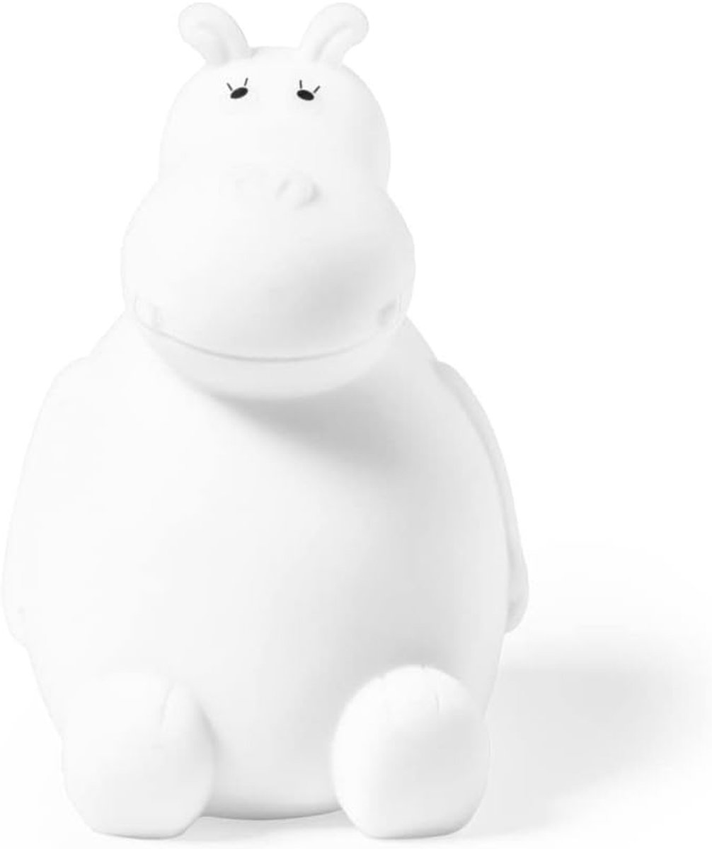 Spaarpot nijlpaard 9x14 cm - PVC met zachte afwerking - vrolijke kleuren - perfect voor kinderen - ShopVlot