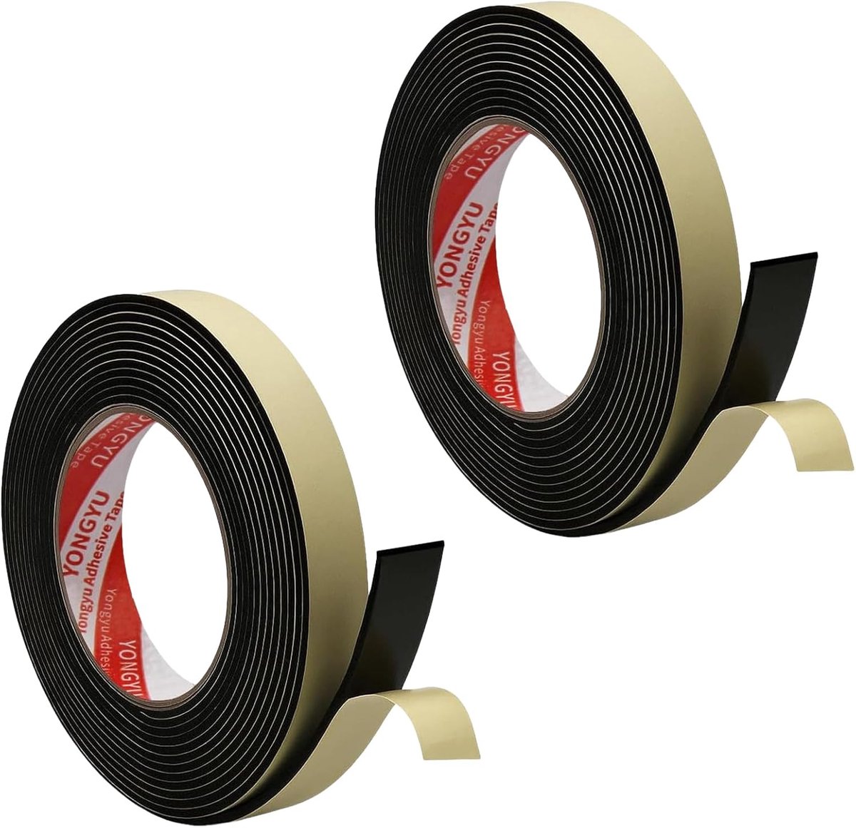 Viltband zelfklevend 20 mm - zwart - antislip - bescherming voor harde vloeren - ShopVlot
