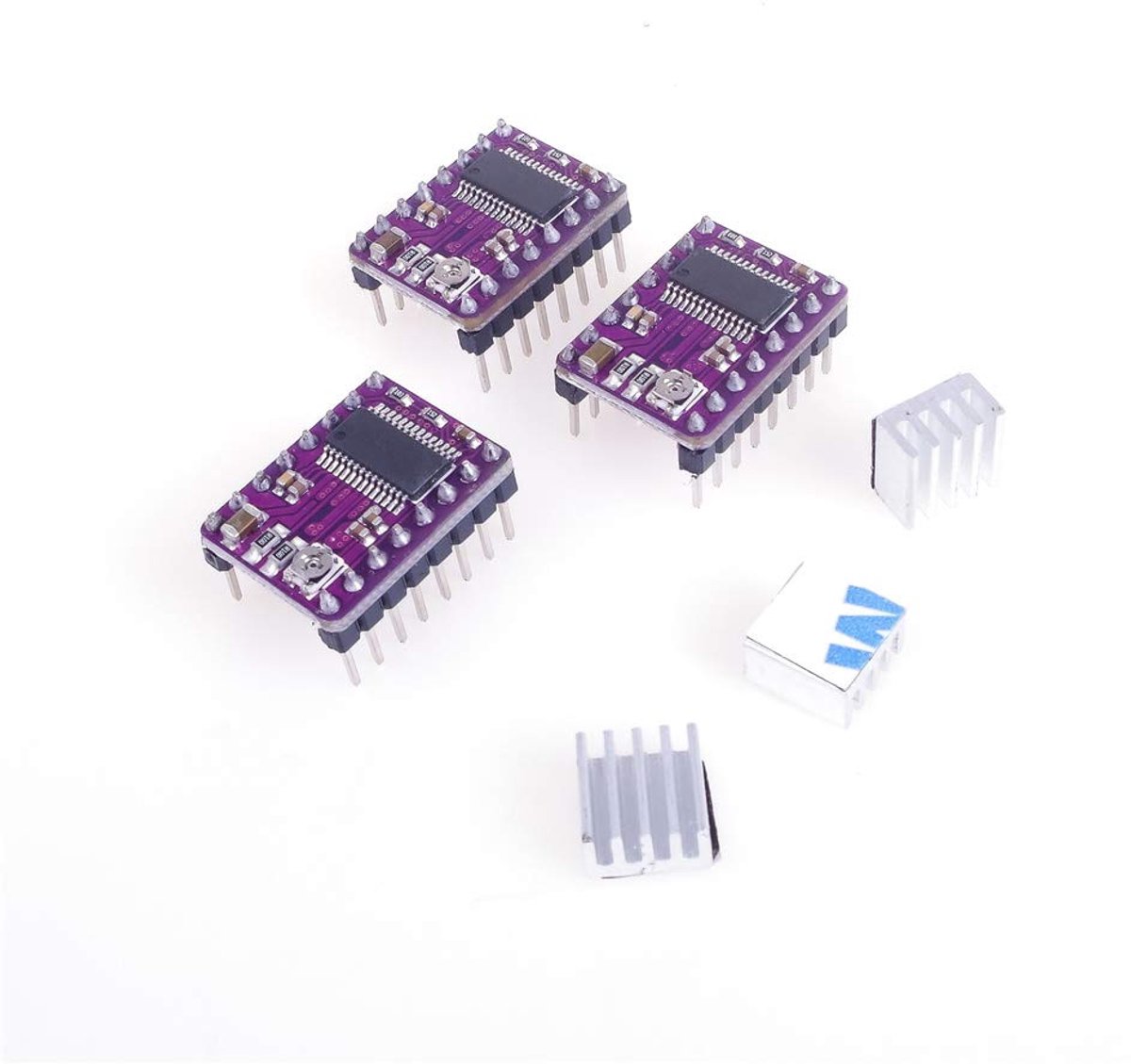 Stepper motor driver 3pcs - Drv8825 - 4 laags PCB - Voor 3D printer - ShopVlot
