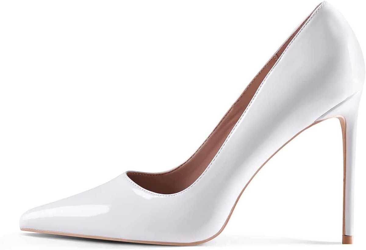 Stiletto Hakken 10 cm - Patenten Leer - Gesloten Neus - Perfect voor Feestjes - ShopVlot