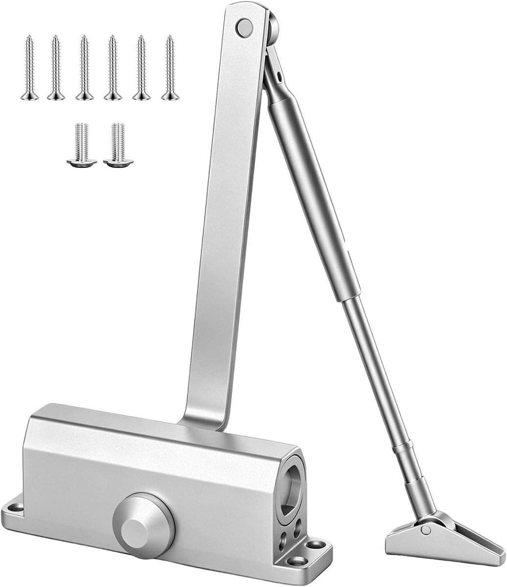 Automatische deursluiter 65-85 kg - Aluminiumlegering - Instelbare sluitsnelheid - Geluidsarm sluiten - ShopVlot