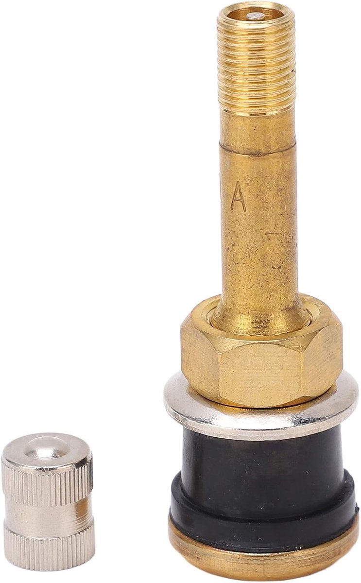 Tire valves 10 stuks - rechte zware kwaliteit - messing - geschikt voor vrachtwagens en bussen - ShopVlot