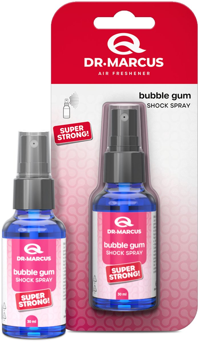 Dr. Marcus – SHOCK SPRAY – Luchtverfrisser met kauwgomsmaak 1 Stuks [DRM07953]