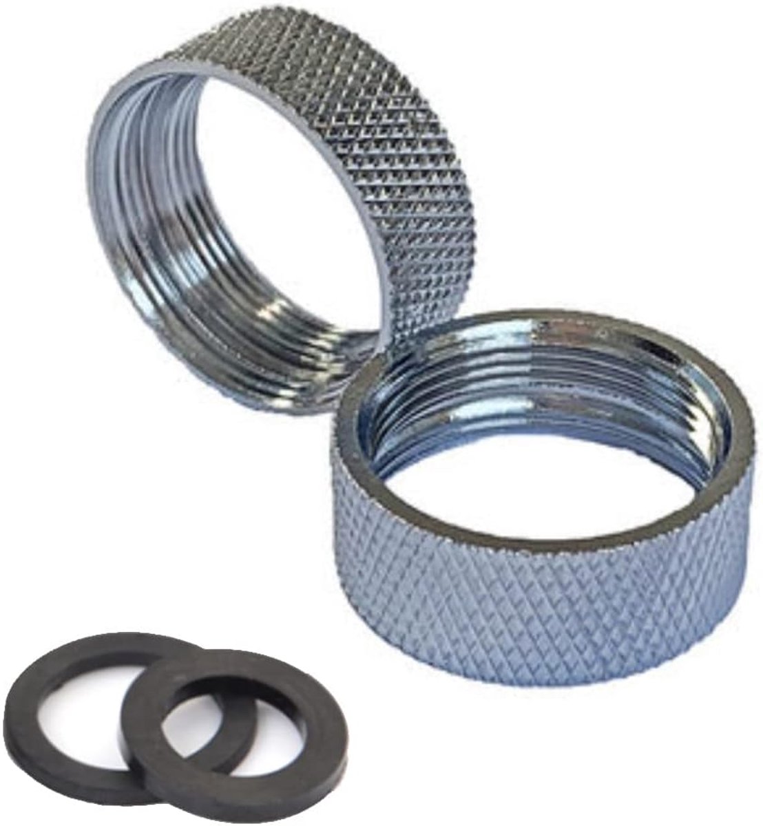 Kraanadapter 22mm naar 24mm - Messing - Voor waterzuiveraars - Eenvoudige aansluiting - SnelShoppen