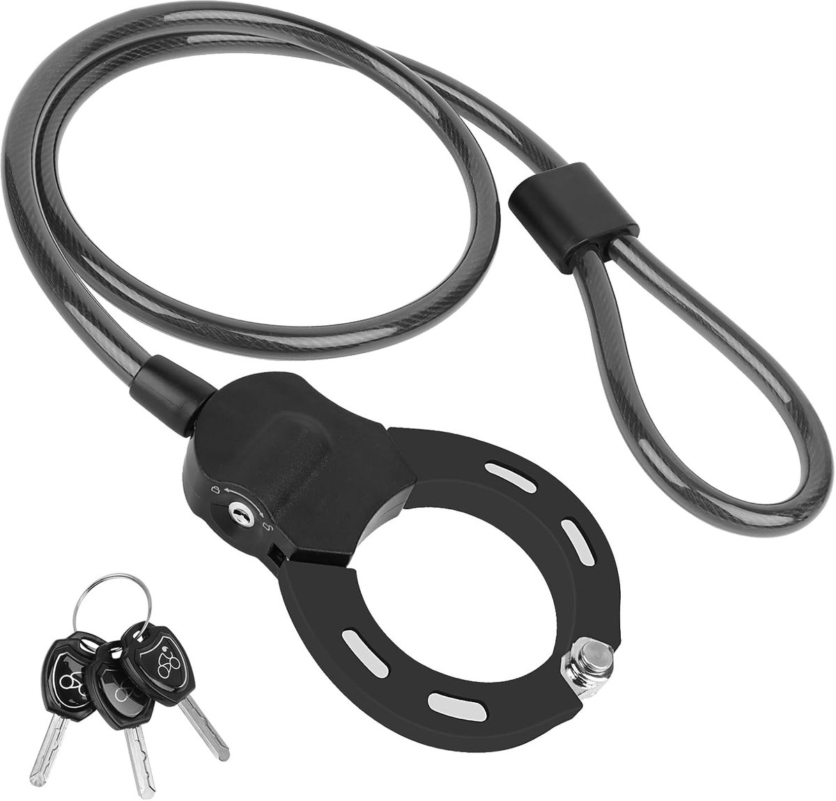 E-scooter slot 120cm - 14mm dikke handboogslot - hoge veiligheid - ideaal voor e-scooter en fiets - SnelShoppen