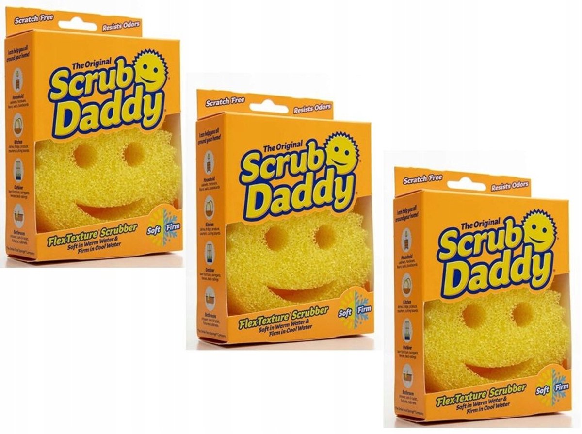 Scrub Daddy Originele Scrubspons - 3 st