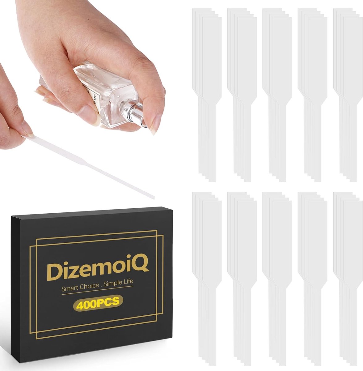 Parfumteststripset 400 stuks - geurtester voor parfum - etherische oliën - ideaal voor geuranalyses - ShopVlot