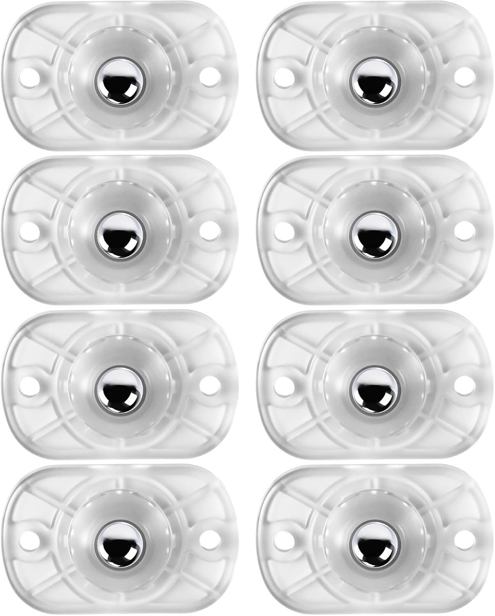 Ballwielen 8 Stuks - Zelfklevende Zwenkwielen - Mini 360° Draaibaar - Ideaal voor Keukenapparatuur - ShopVlot