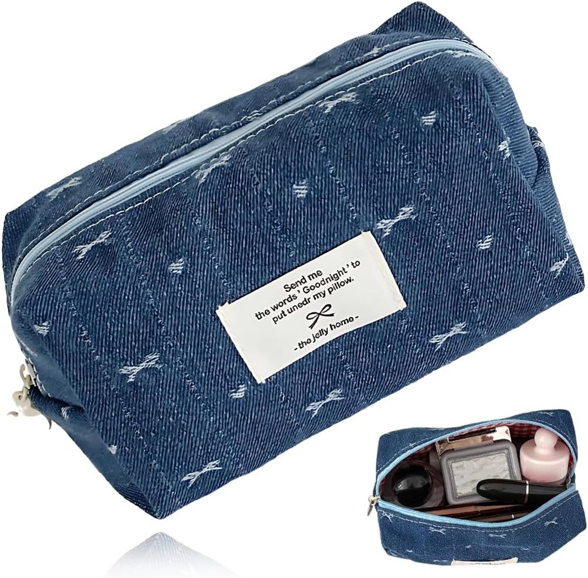 Toilettas voor dames - waterdichte make-up tasje - elegant design - ideaal voor op reis - ShopVlot
