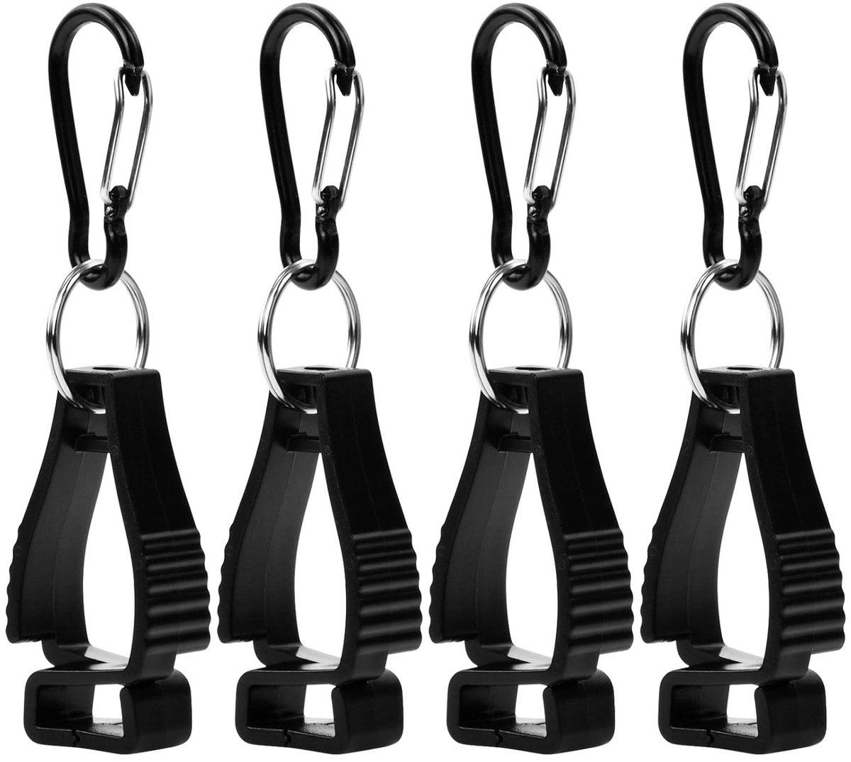 handschoenen clips 4 stuks - veiligheidskarabijnhaak - praktisch en draagbaar - verbeter werk efficiëntie - ShopVlot
