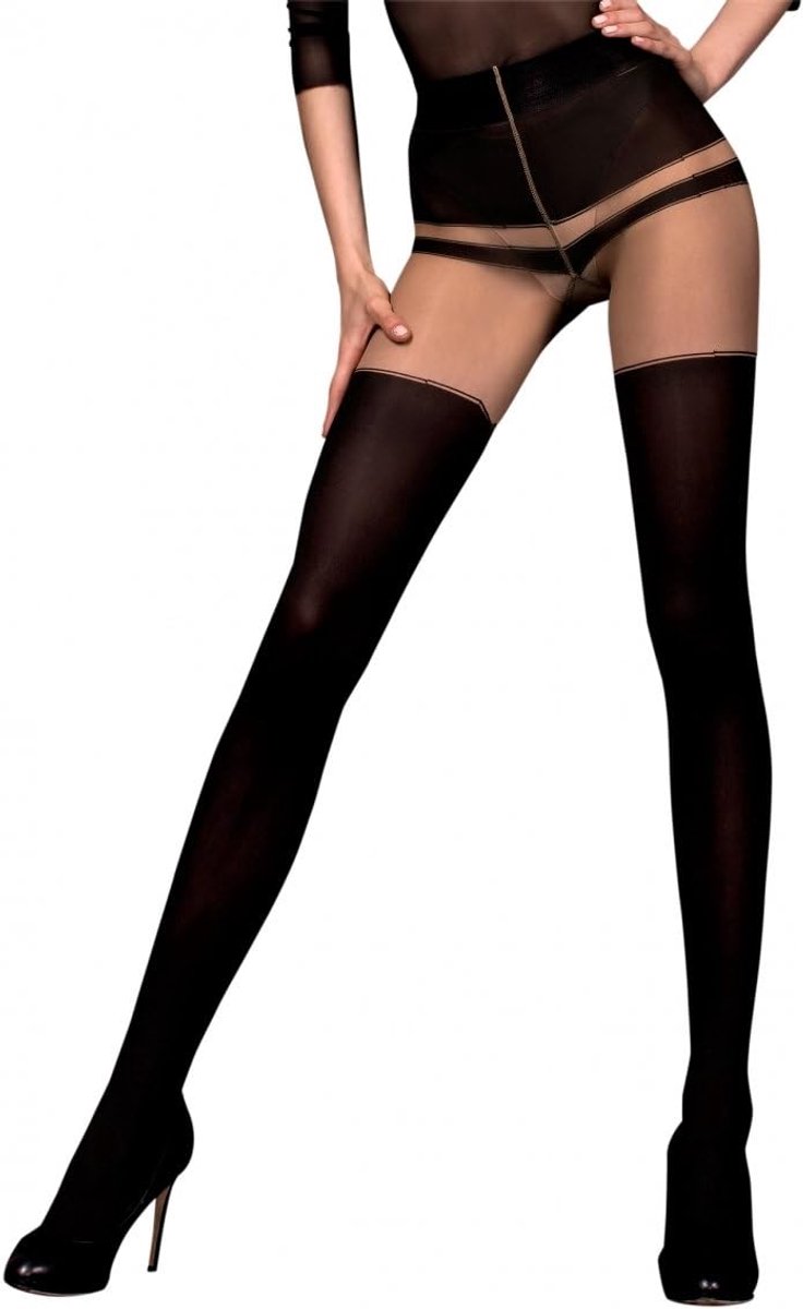 Balletpanty Dames Zwart Bordeaux - Garter Look - Elegant Design - Ideaal voor Feestjes - ShopVlot