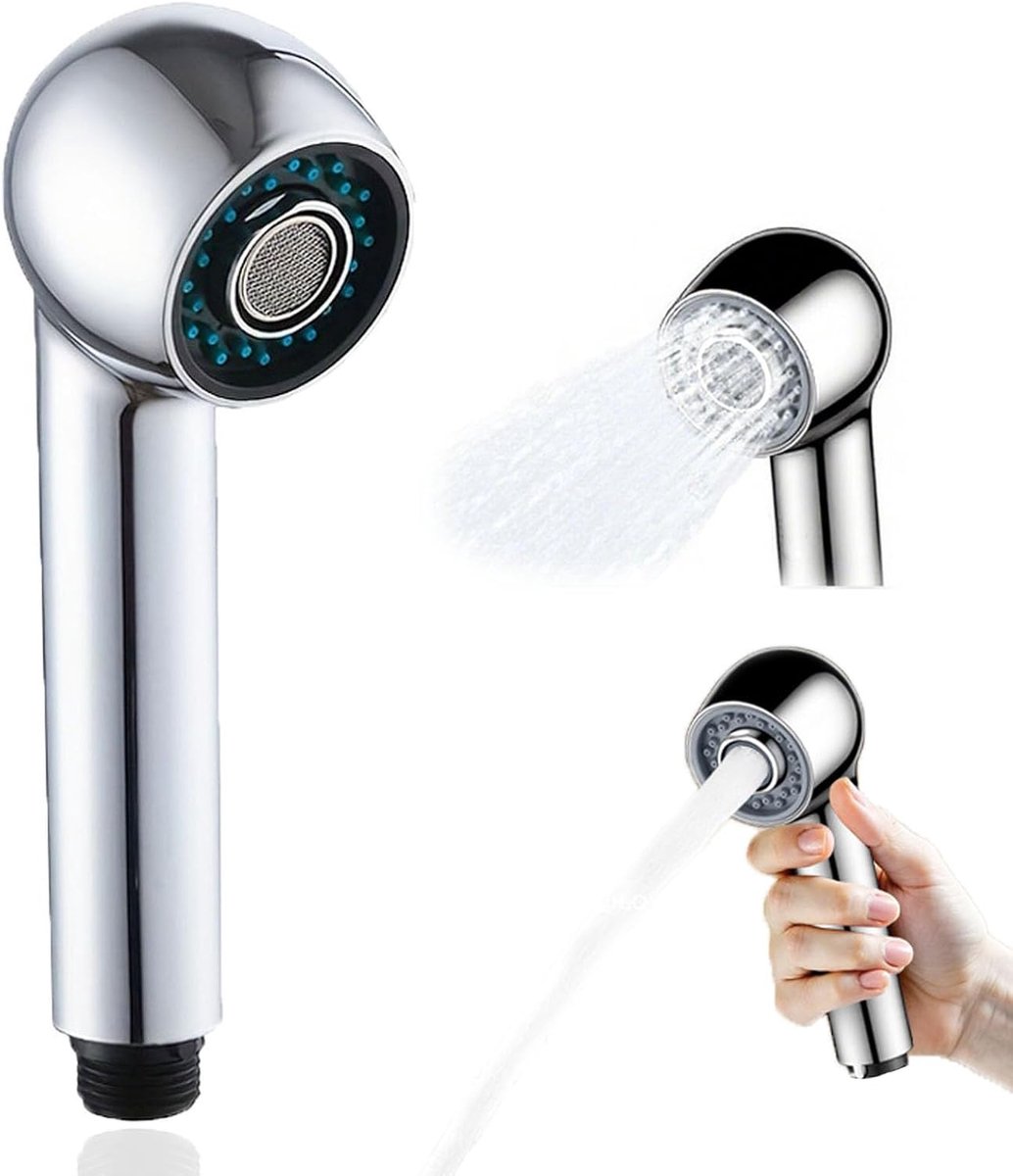 Keukenkraan handdouche met uittrekbare handdouche - 2 spuitstanden - waterbesparend - universele aansluiting G1/2 - ShopVlot