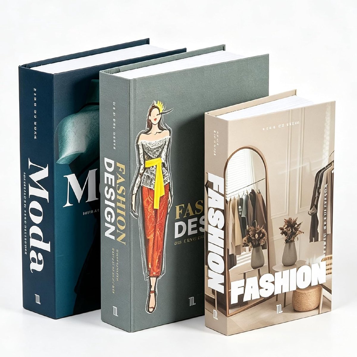 decoratieve boekenuiteinden 3 stuks - zwart ontwerp - magnetisch openen - praktische opbergdoos - ShopVlot
