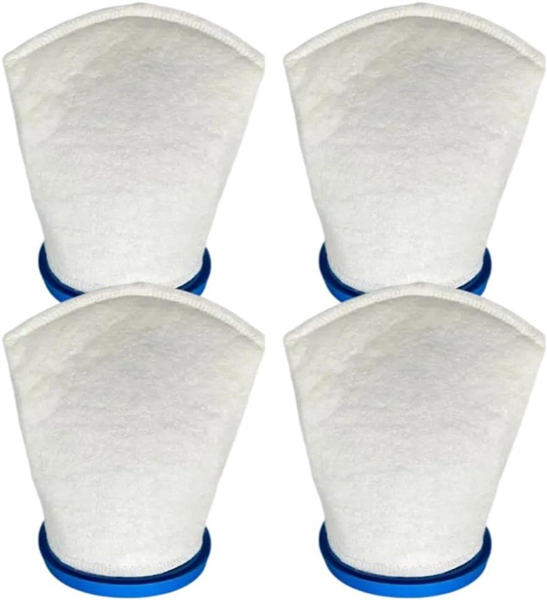 Poolfilternet 2/4Pcs - Vervangingsfilterzakken - Duurzaam materiaal - Effectieve verwijdering van zand en slib - ShopVlot