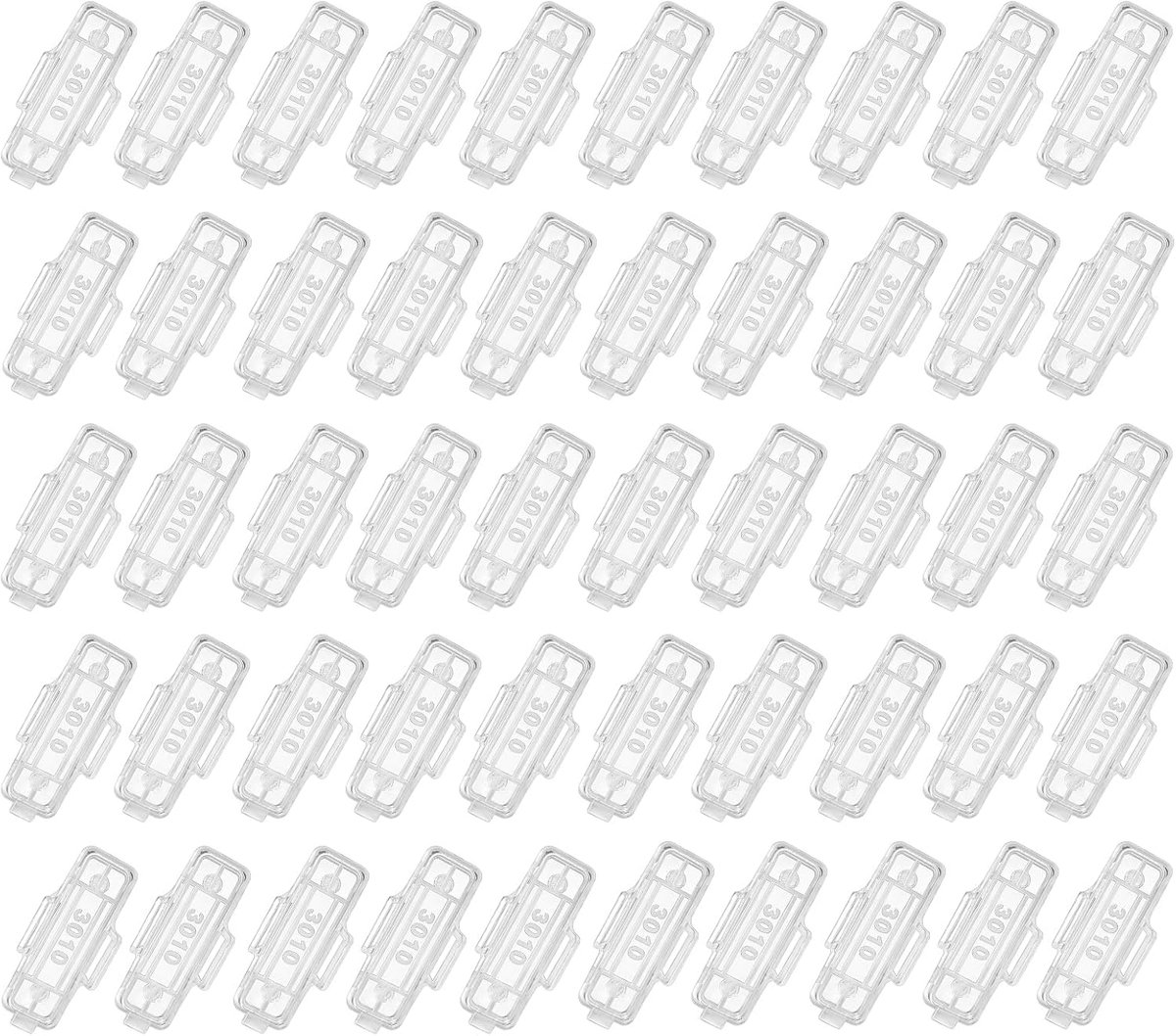 Kabellabels 50 stuks - transparant - waterdicht - ideaal voor kabelsortering - ShopVlot