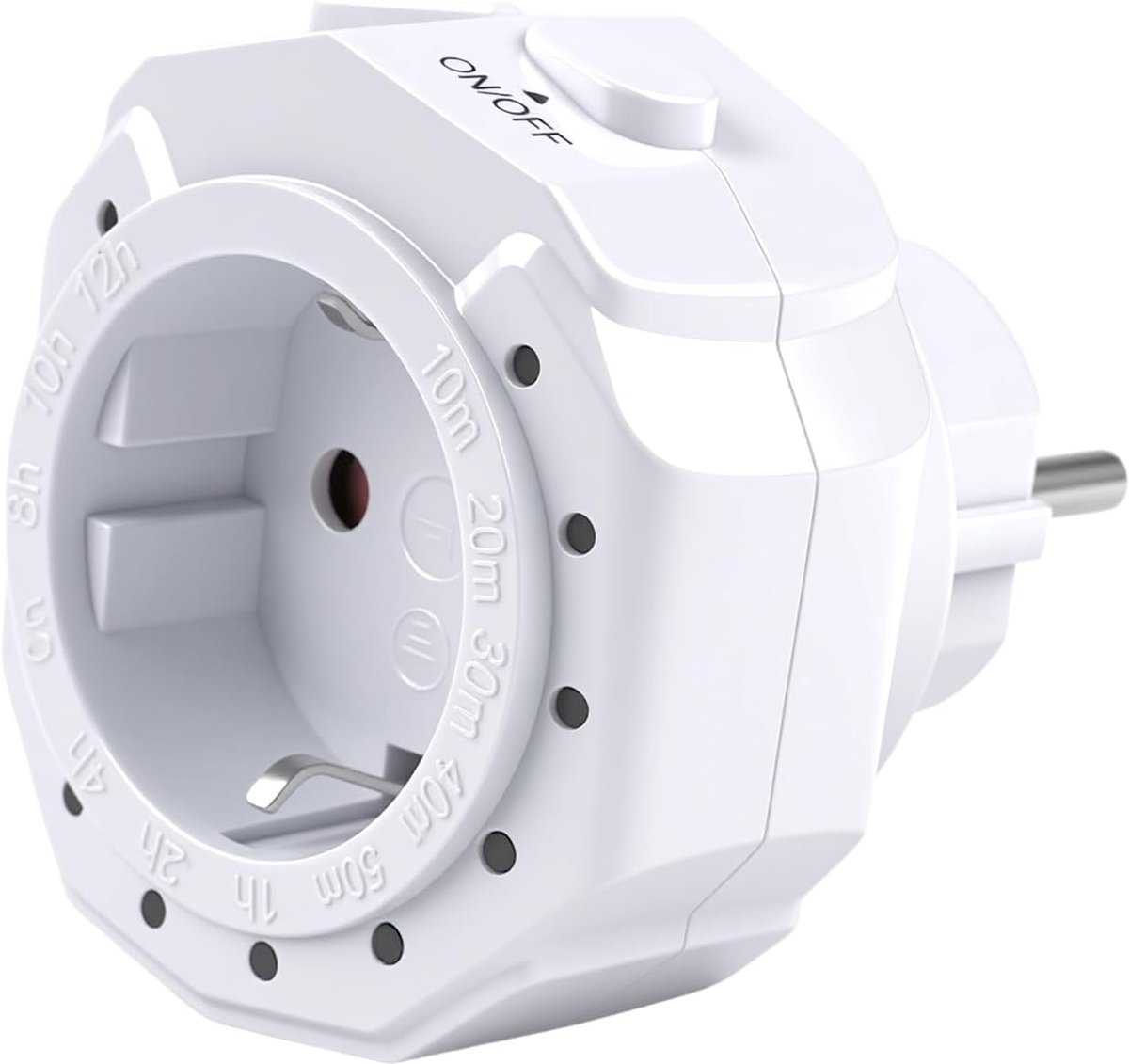 Countdown tijdschakelaar 12 uur - digitale timer - 16 A, 3680 W - eenvoudig in gebruik - ShopVlot