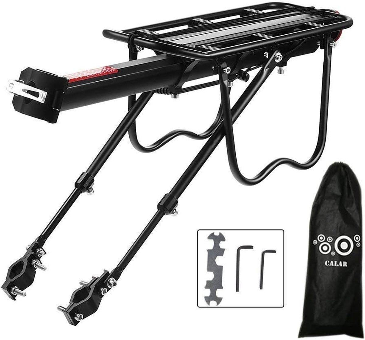 Fietsendrager Aluminium Achterdrager - Verstelbaar - Geschikt voor Mountainbike en Racefiets - Eenvoudige Montage - ShopVlot
