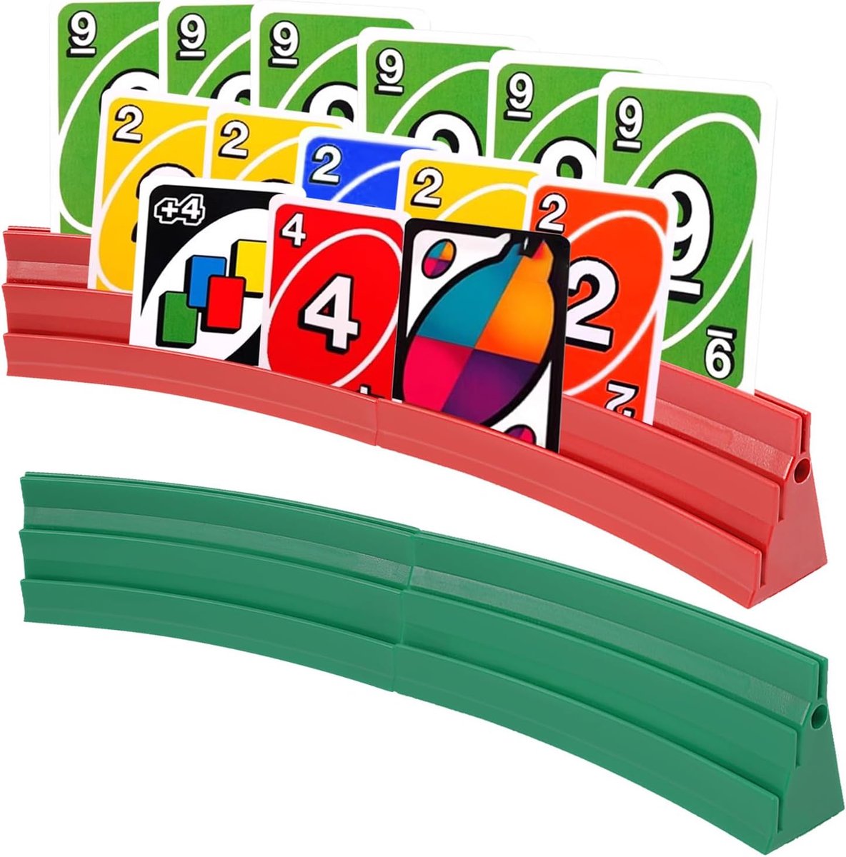 Kaarthouders 4 stuks - Magnetisch - 3 hellingen - Handsfree speelkaarthouder voor poker - ShopVlot
