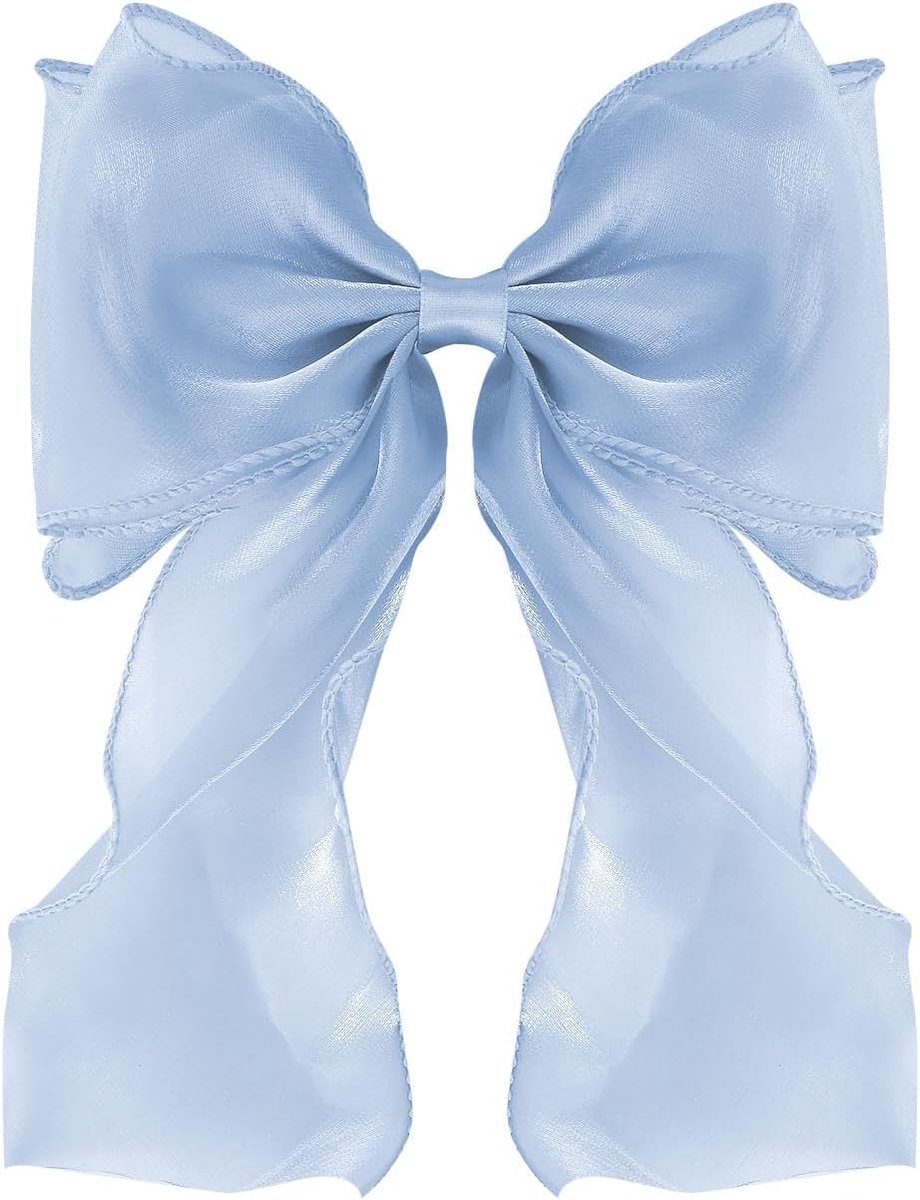 Haarspeld Grote Strik - Zijden Strik met Lange Staart - Elegant Haaraccessoire - Perfect voor Elke Haarstijl - ShopVlot
