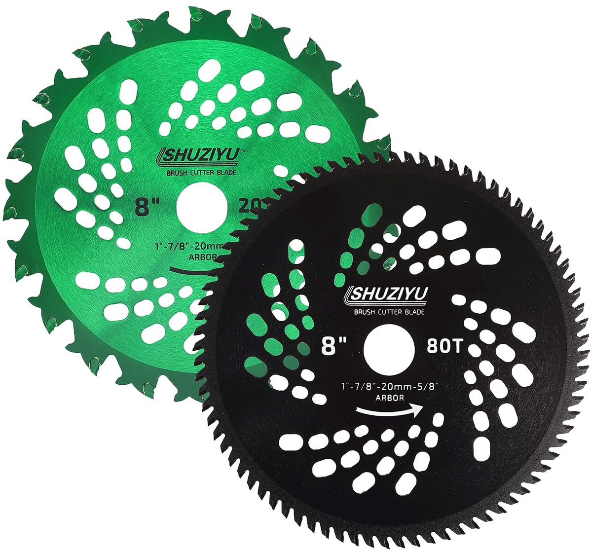 Houders voor bosmaaier 200mm - 80T + 20T - universele pasvorm - ideaal voor diverse merken - ShopVlot