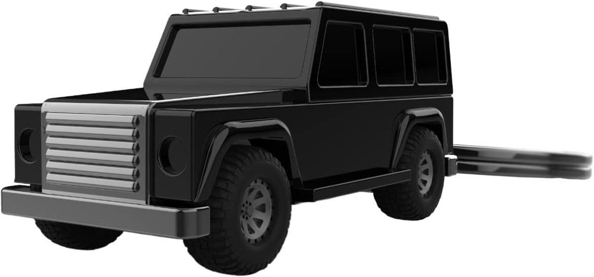 All-terrain sleutelhouder - zwart - compact ontwerp - ideaal voor outdoor activiteiten - SnelShoppen