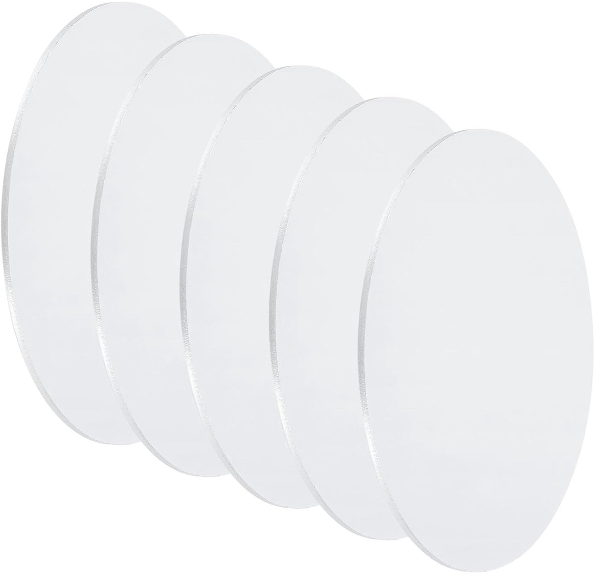 5 stuks aluminium schijven 4 inch (100 mm) diameter 2 mm dikke ronde aluminium platen 1060 aluminium cirkelschijven voor metalen reliëf