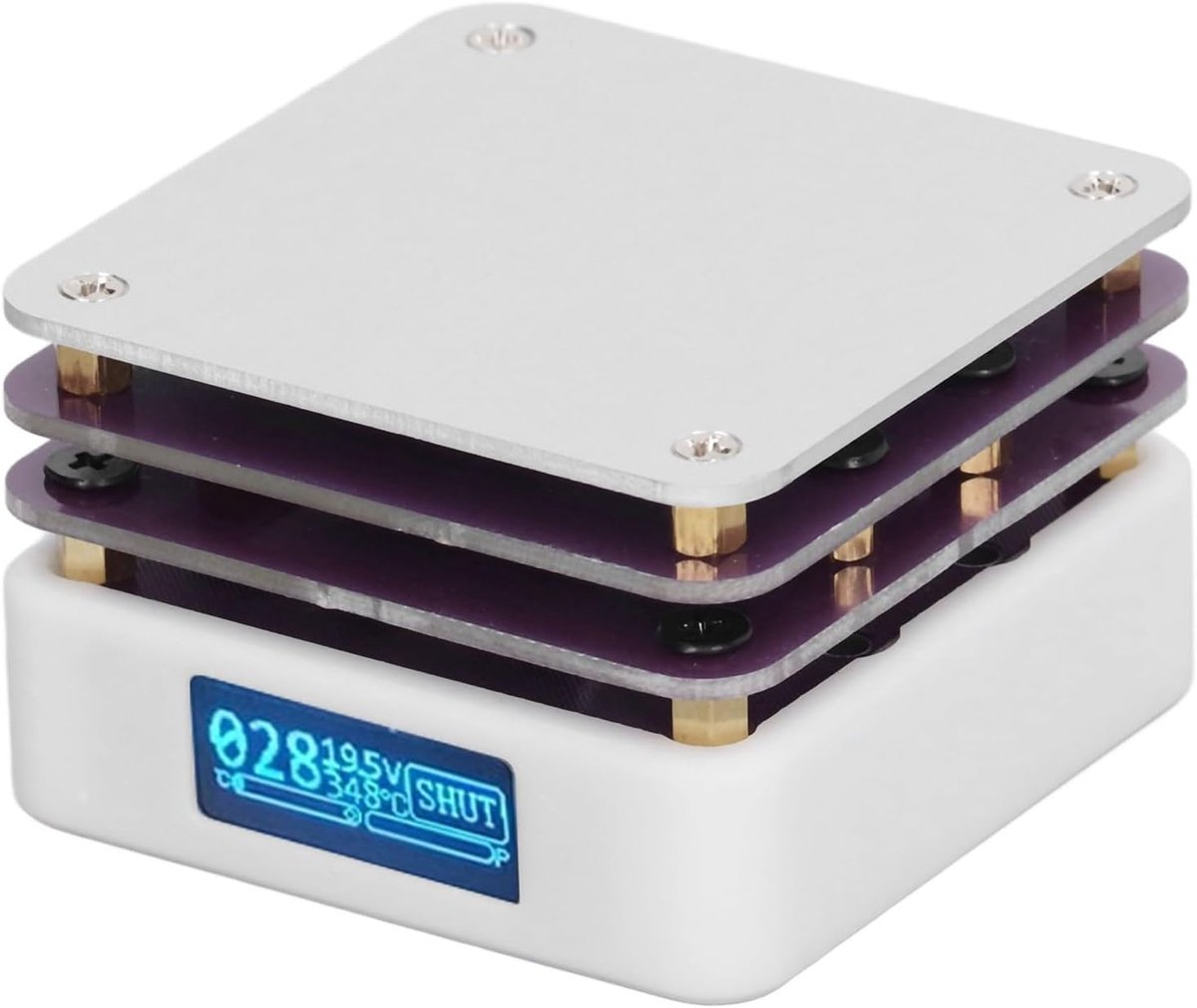 Verwarmingsplaat voor Solderen met OLED-display, Elektrisch PCB Voorverwarmingstation, SMD Lasser Verwarmingsplaat PD65